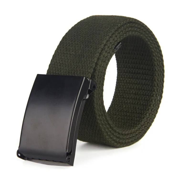 Wholesale Mens Colorful Cotton Fabric Cotton Canvas Web Belt