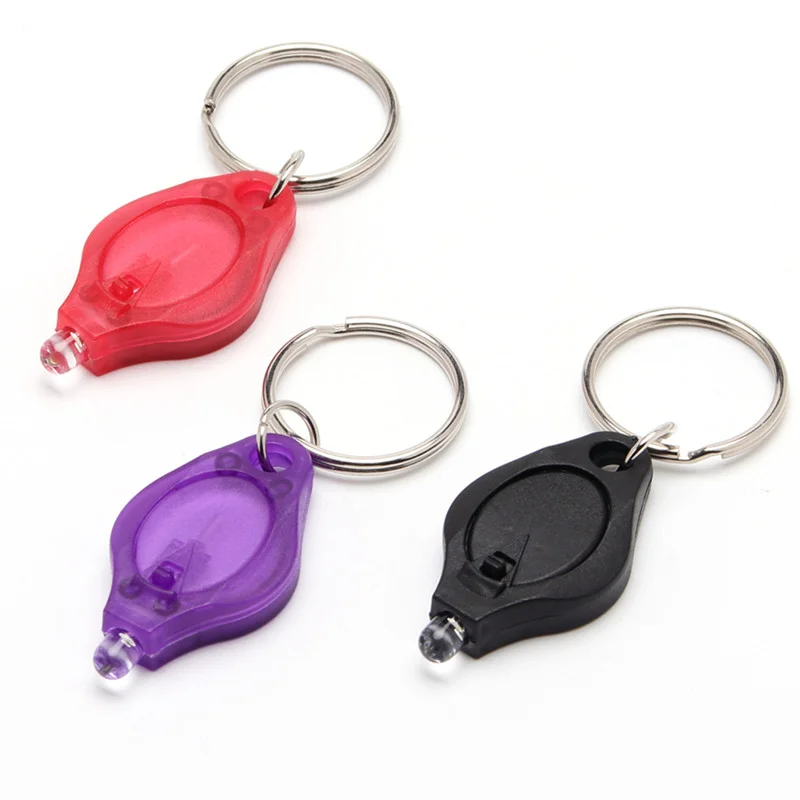 Promotional Gift UV Keychain Mini Torch Cheaper UV Purple 395nm Flash Light for Currency Money Detector