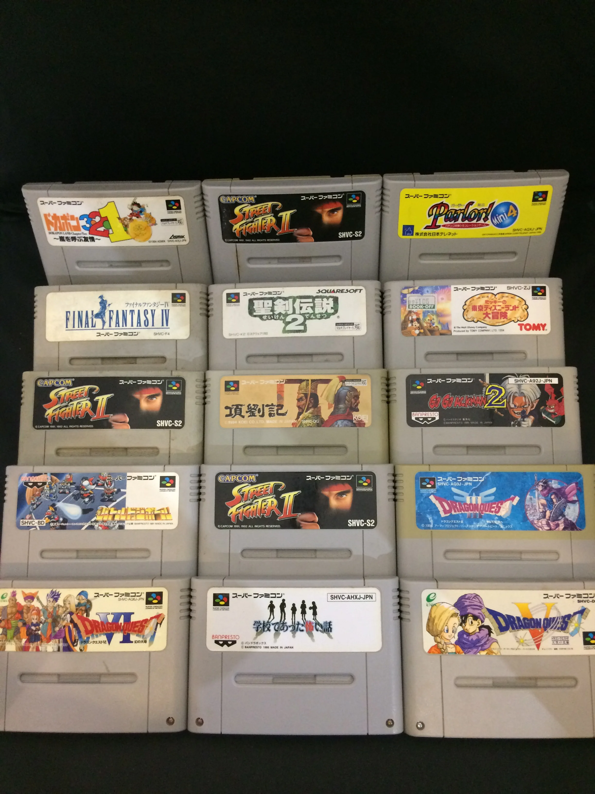 High popularity super nintendo cartridge family computer game