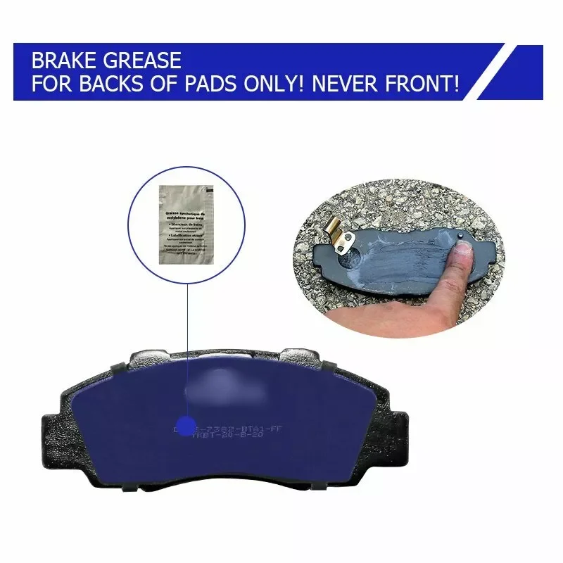Front & Rear Ceramic Brake Pads D787 D1451 For 2008 2009 2010 2011 Honda Accord EX EX-L