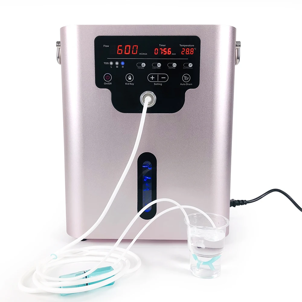 600ml/Min High Purity 99.99% H2 Gas Generator Hydrogen Inhalation Machine