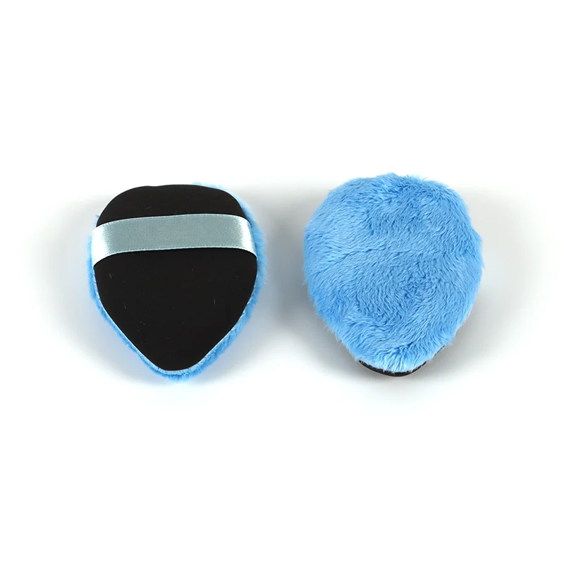 New upgraded blue makeup sponge air cushion puff, ultra soft fiber flocked beauty puff, high-quality wholesale