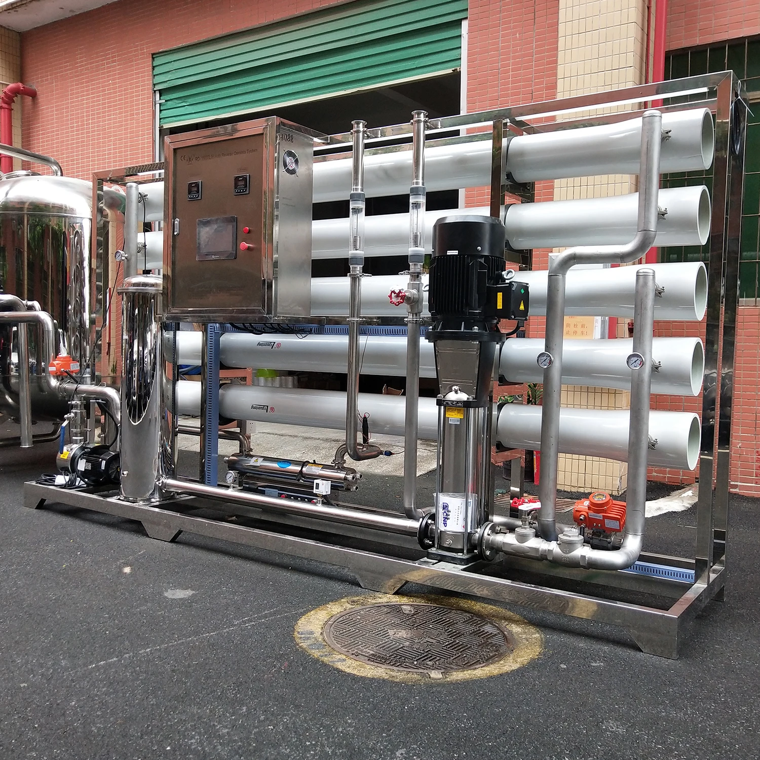15m3/h Ro River/Well/Tap/Rains/Storm Water System of Membrane Filter with Full Stainless Steel for Food Manufacturers