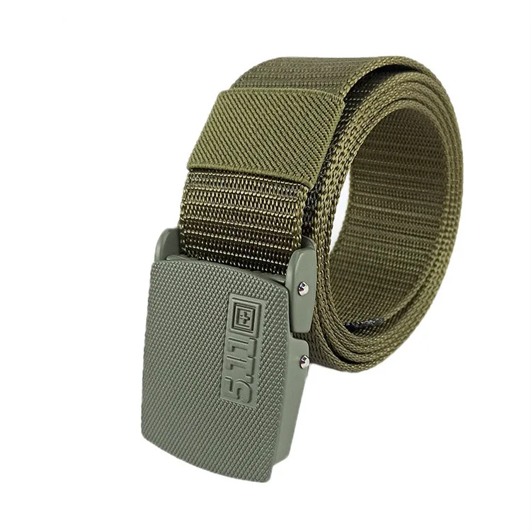 New Design Fashion Adjustable Metal Buckle Outdoor Sports Waist Belt Nylon Web 511 Tactical Belts Men