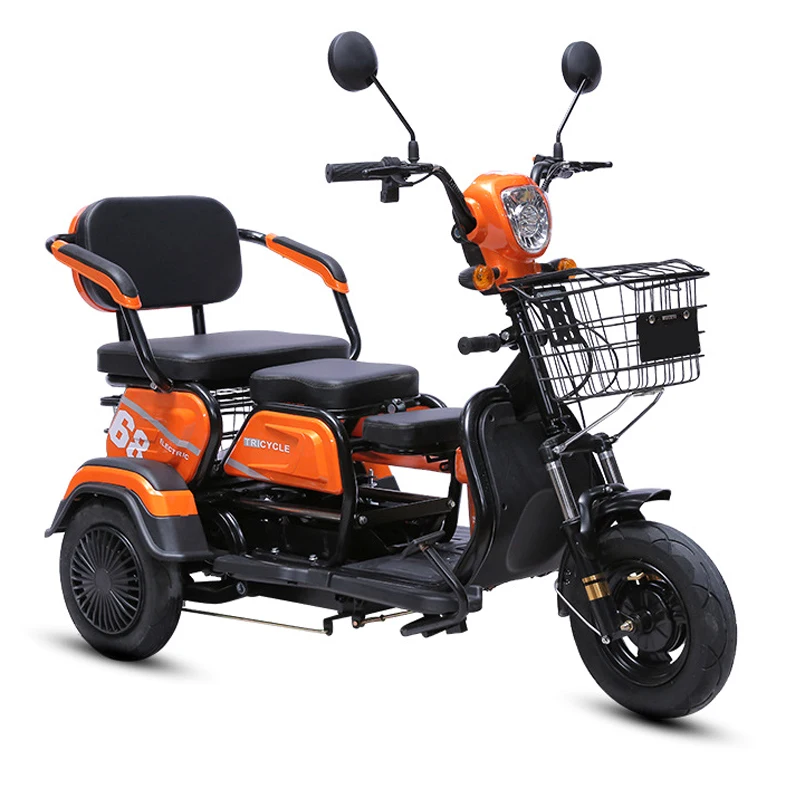 Cheap Fat Tire Three Wheel Electric Bike E-trikes city electric bicycle Electric Tricycles For Adults