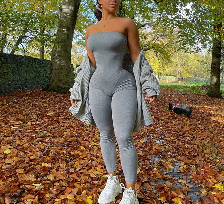 Боди женское Спортивное с запахом, без бретелек, 2022