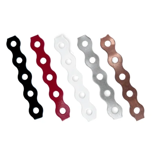 Plastic spray black white red steel perforated banding strap steel banding used for HVAC Duct factory direct wholesale