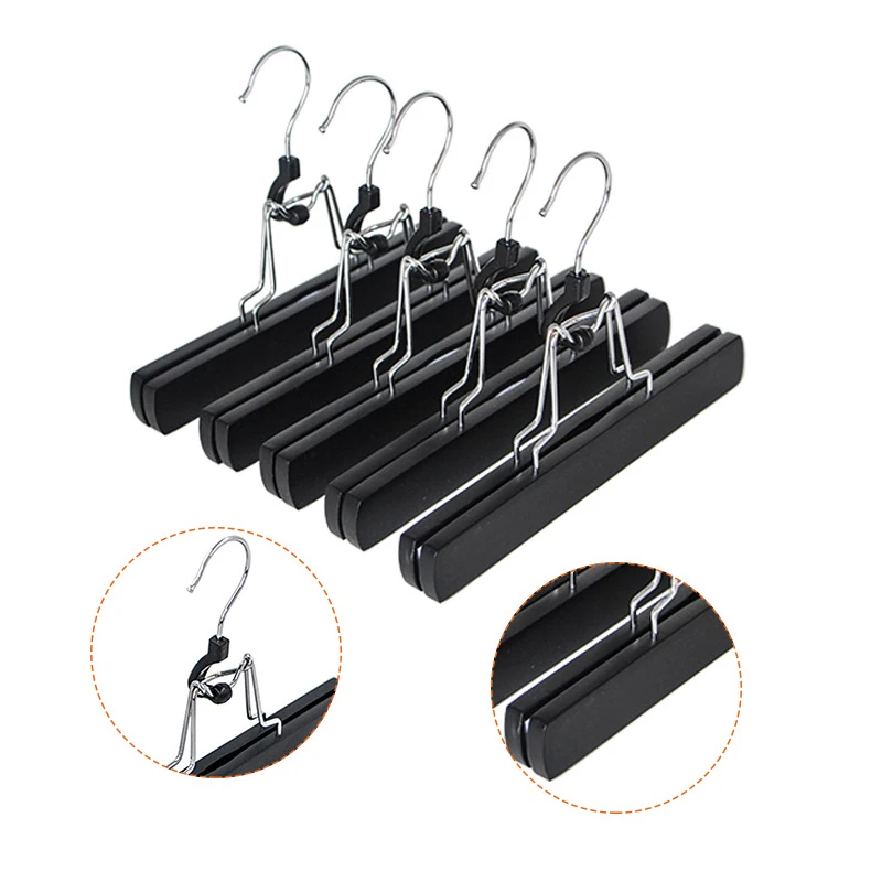 Hair Extension Hanger Wooden Custom logo Clip Bag for Bundles