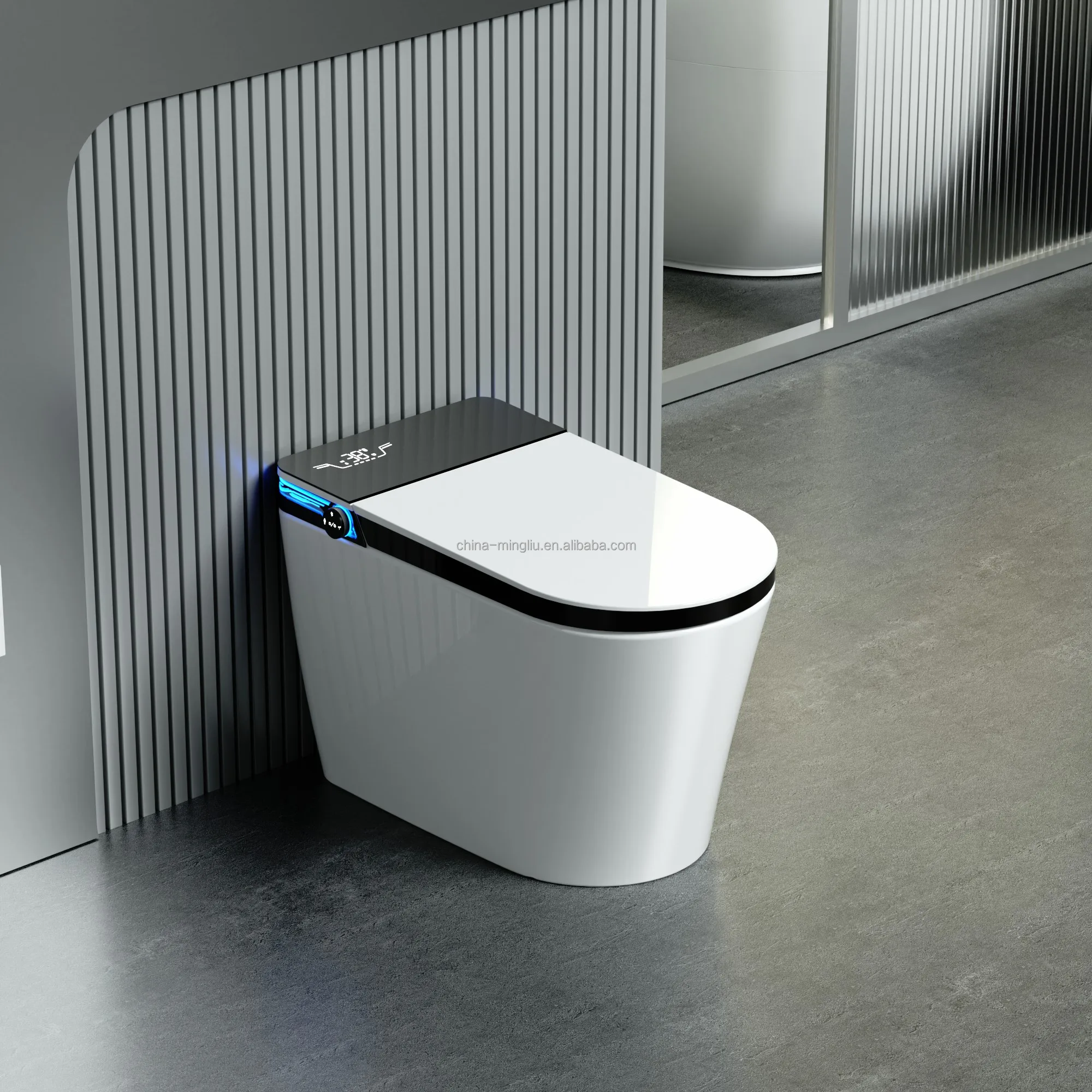 Smart Home Design Automatic Flush toilet Business Room Smart Flush Toilet Mini Suite Bathroom Smart remote control toilet