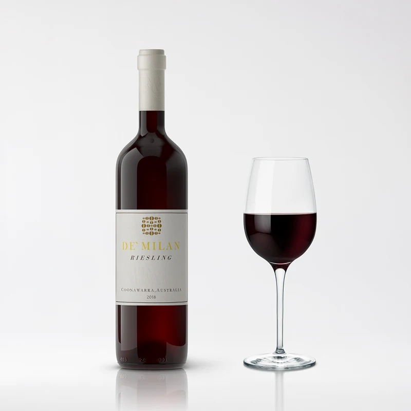 Custom Printing Water Proof Sticker Wine Self Adhesive Vinyl Paper Gold Foil Stamping Texture Roll Label For Bottle