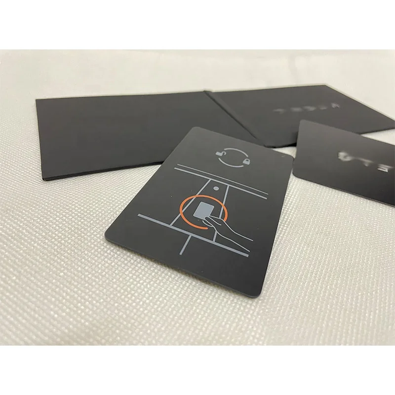 New energy vehicles  car accessories door key card  for Tesla Model 3  model Y kits 1 set two pcs