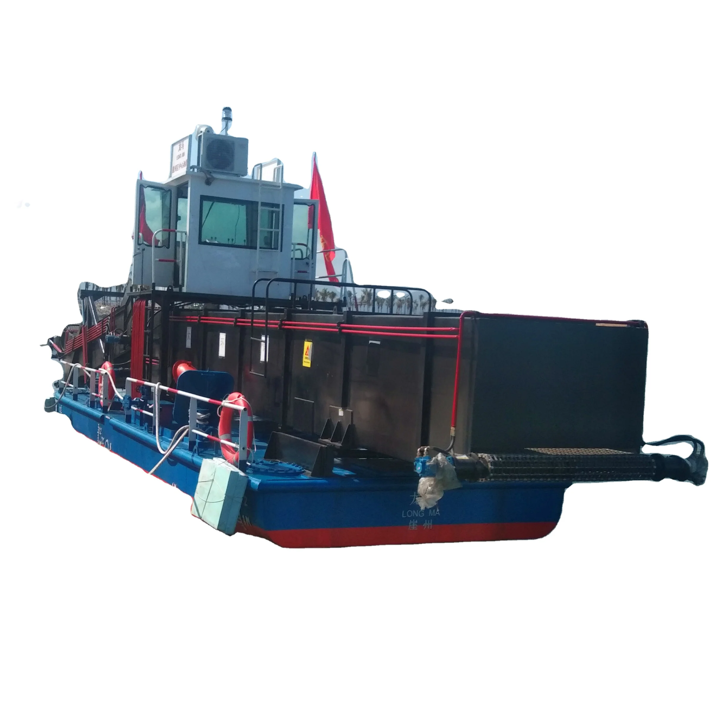 Hydraulic System Desilting Equipment Heavy Duty Trailing Suction Hopper Dredger For Sale For Lake Desilting
