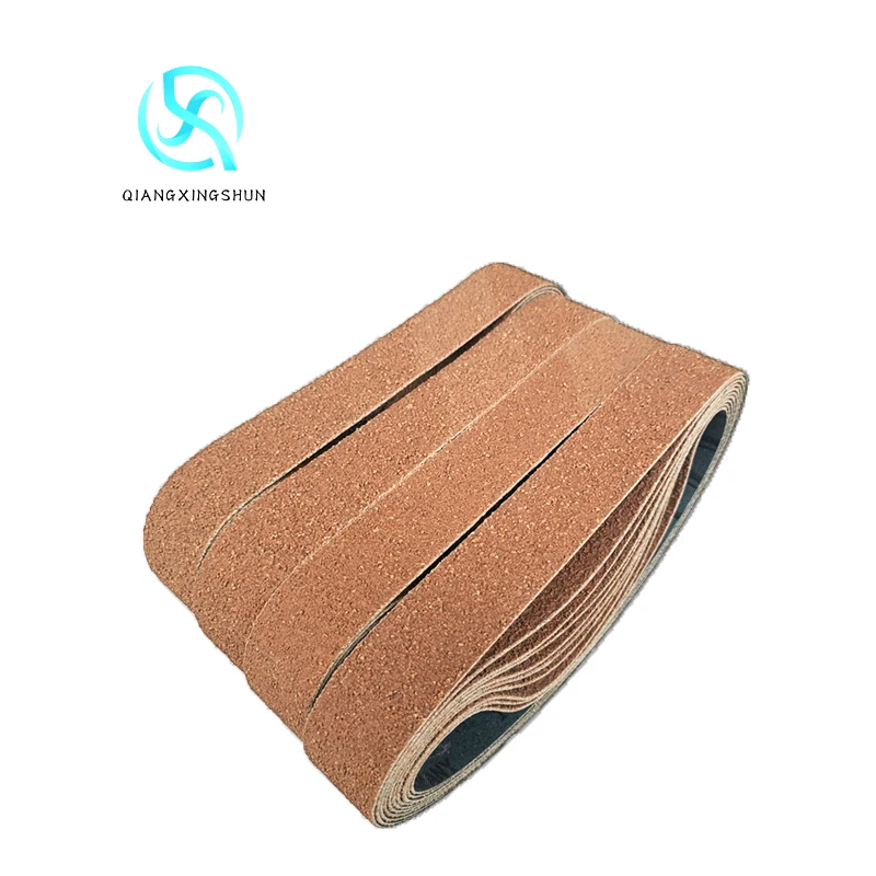 Klingspor Factory Customized Cork Grain Abrasive Sand Belt For Polishing Glass and Stone