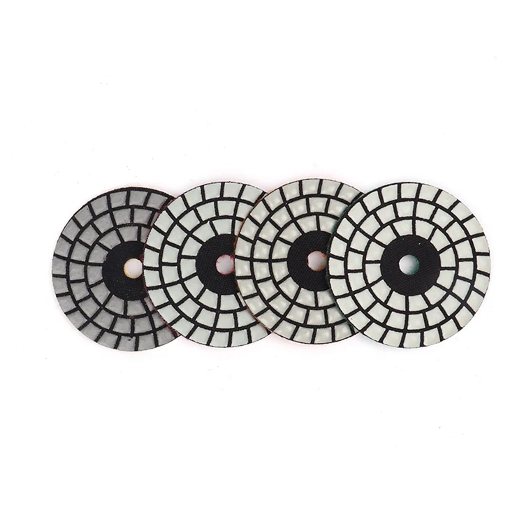 2022 Hot  wet polishing pad 4inch flexible wet diamond polishing pad