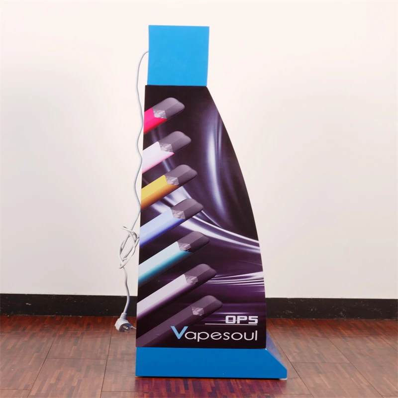 Custom cardboard display shelves are used to display items for collections
