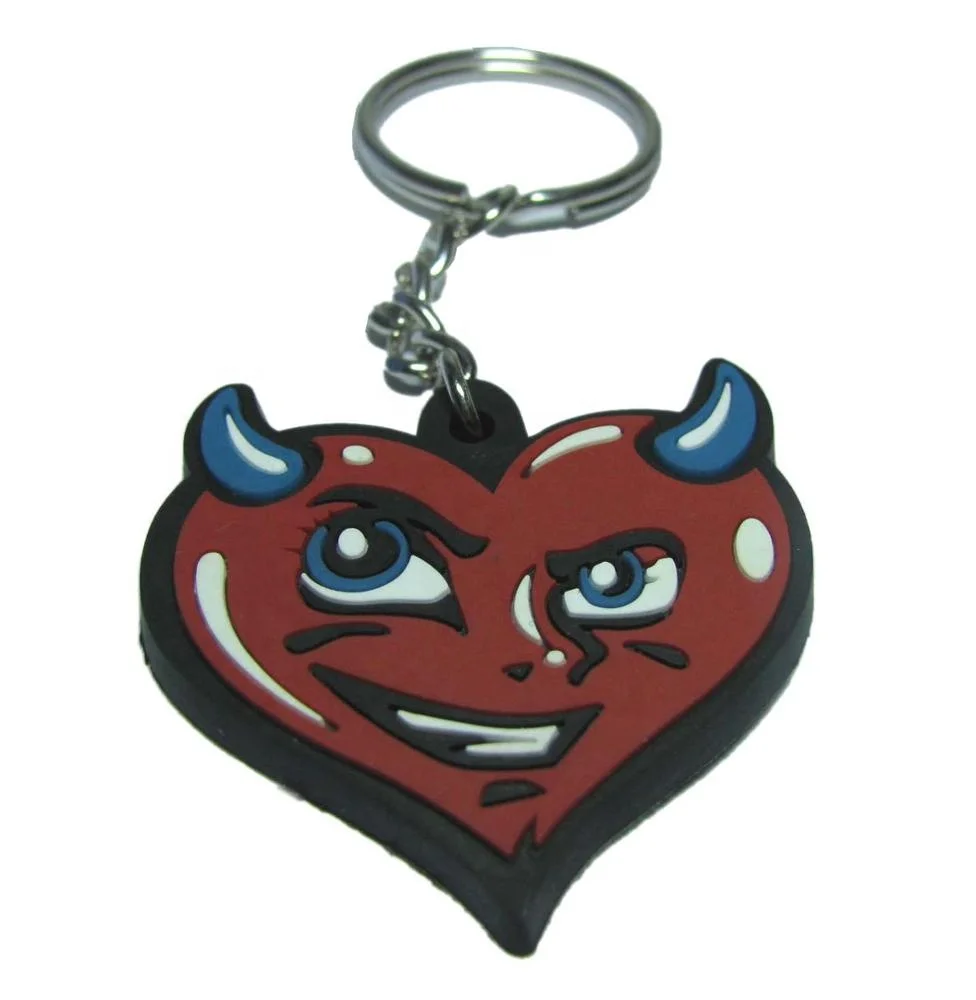 Chinese Supplier Soft Rubber PVC keyring