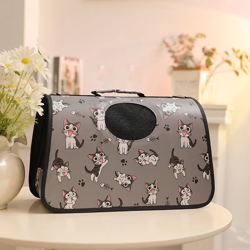 Portable Outdoor Pet Dog Backpack Fashionable Transparent Carrier Bag Travel Suitcase for Summer for Cat and Dog