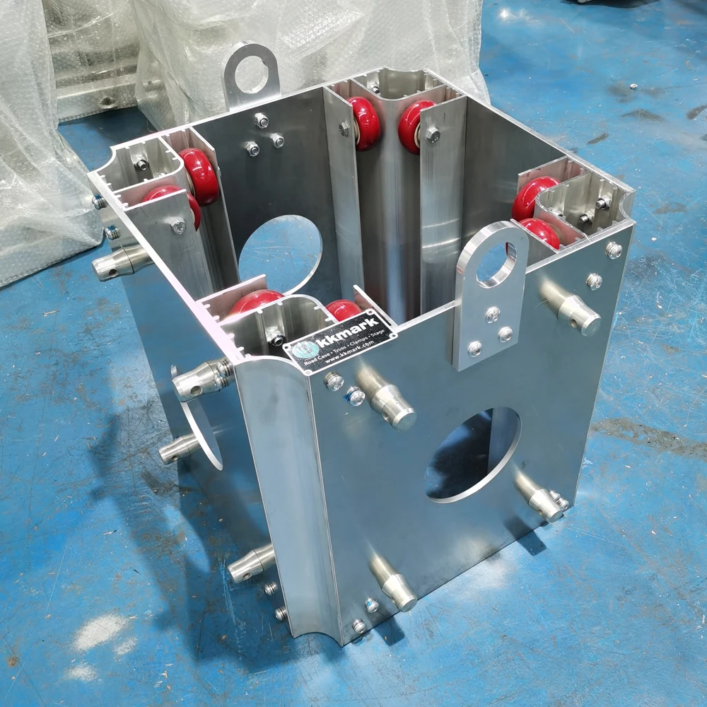 Kkmark F34 12 Inch Square Lighting Box Aluminum Truss Roof Tower System Ground Support Sleeve Block