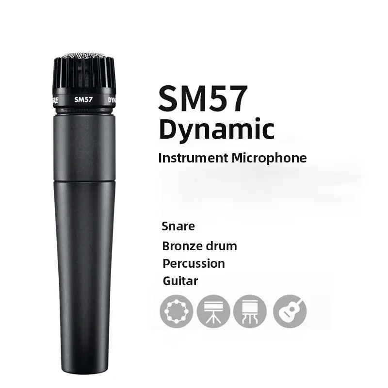 SM57 Dynamic Instrument Microphone Drum Microphone Set Musical Instrument Mic