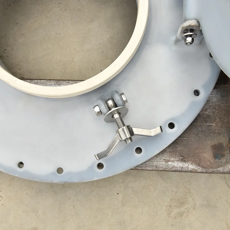 Manufacture sale 20 inch Steel Lined Plastic Manhole Cover for Chemical Tank Truck