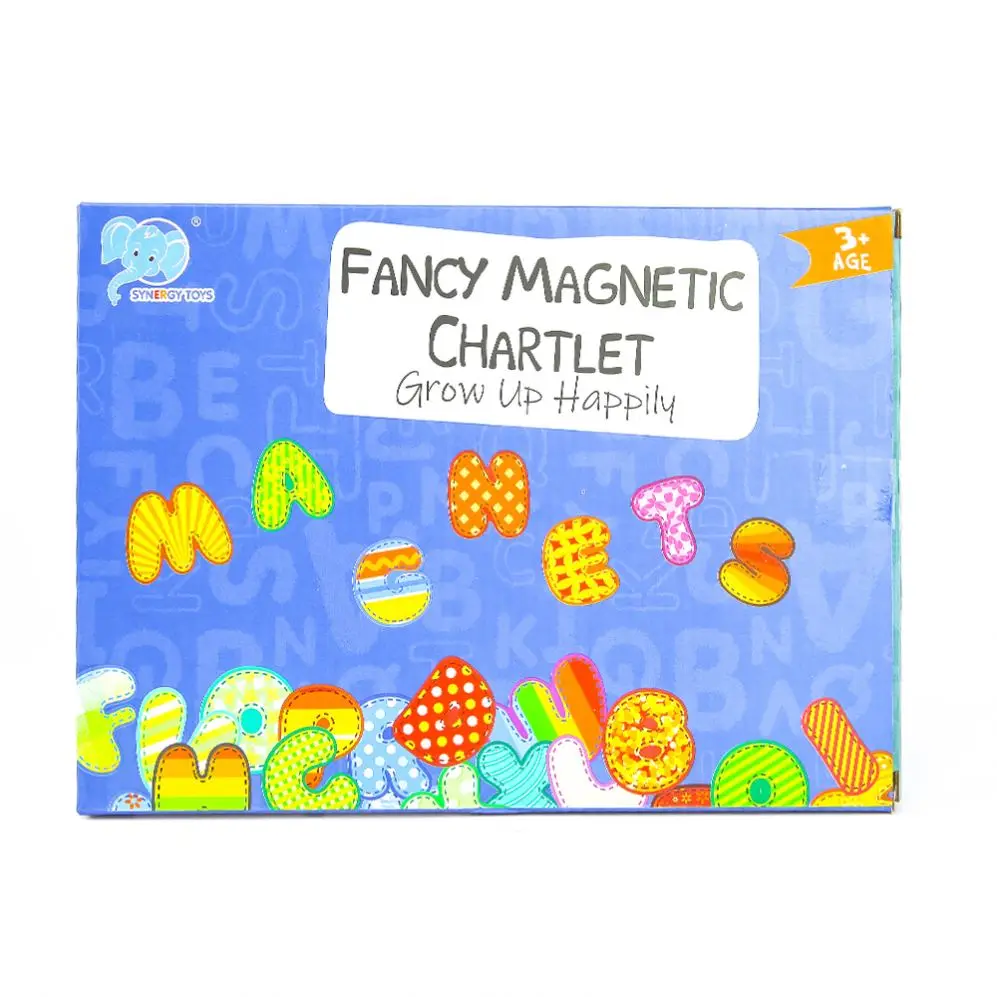 Magnetic colorful letter alphabet learning abc jigsaw puzzle 26 pack
