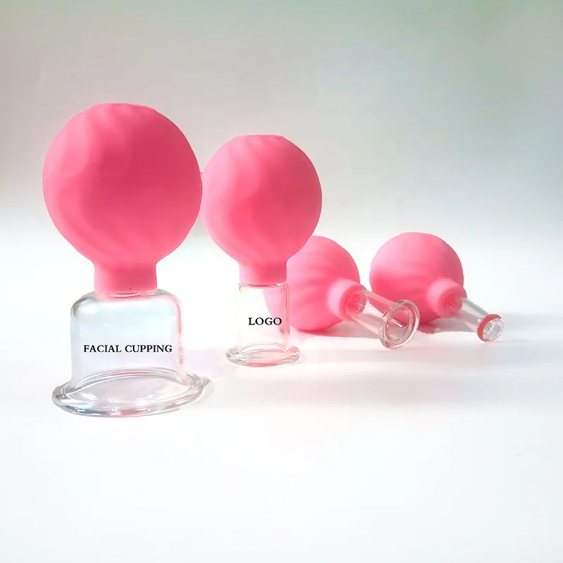 Rubber Massage Body Cups Vacuum Cupping Glasses Face Skin Lifting Body Facial Cups Anti Cellulite Chineses Cupping Therapy Tool