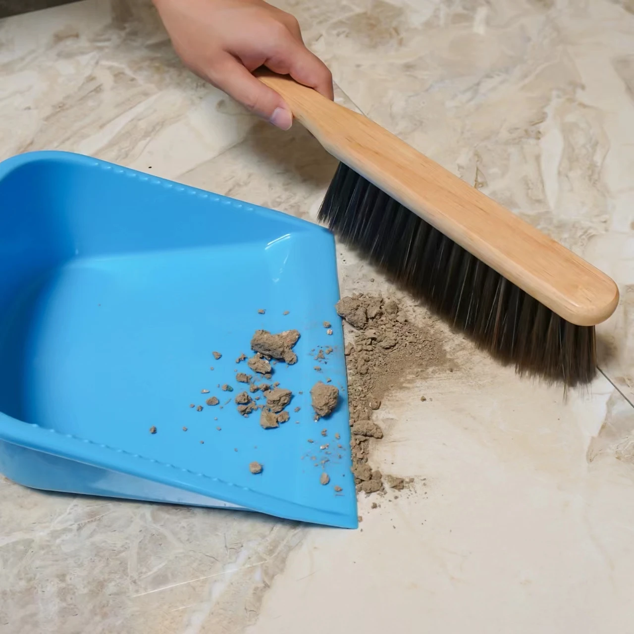 Hand Broom and Dustpan Set,Dustpan and Brush Set,Handheld Dustpan are Used to Clean Kitchens, Floors, Tables, Animal Cages.