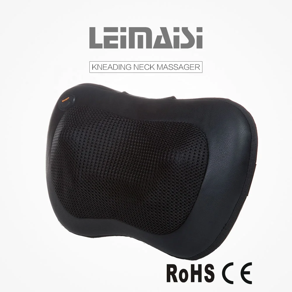 Hot Sale Portable Wireless Car Home Magic Shiatsu Travel Massage Pillow