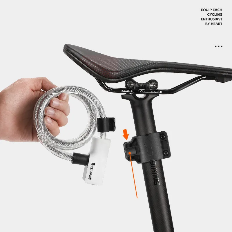 Mountain bike anti-theft lock wire lock electric vehicle cable lock bicycle equipment