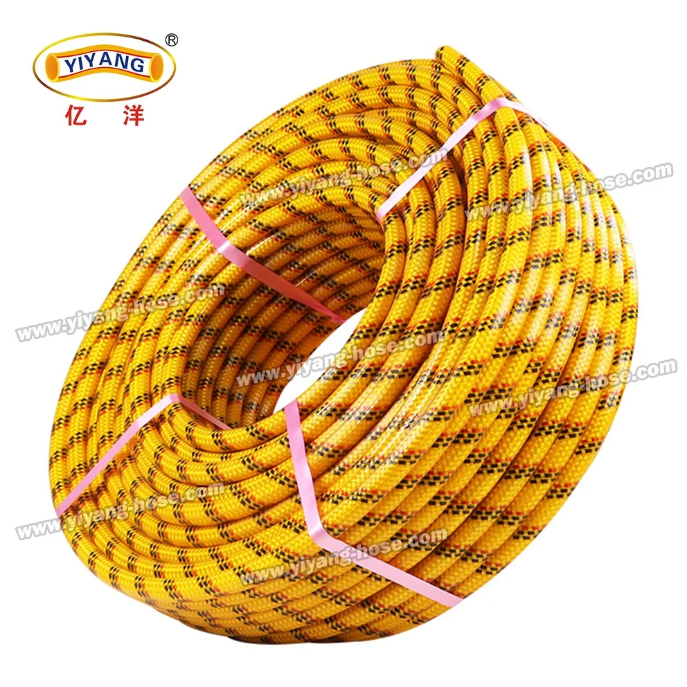Popular Design 3 Layers 8.5mm Flexible PVC Knitted Power Spray Hose Korea High Pressure PVC Spray Hose