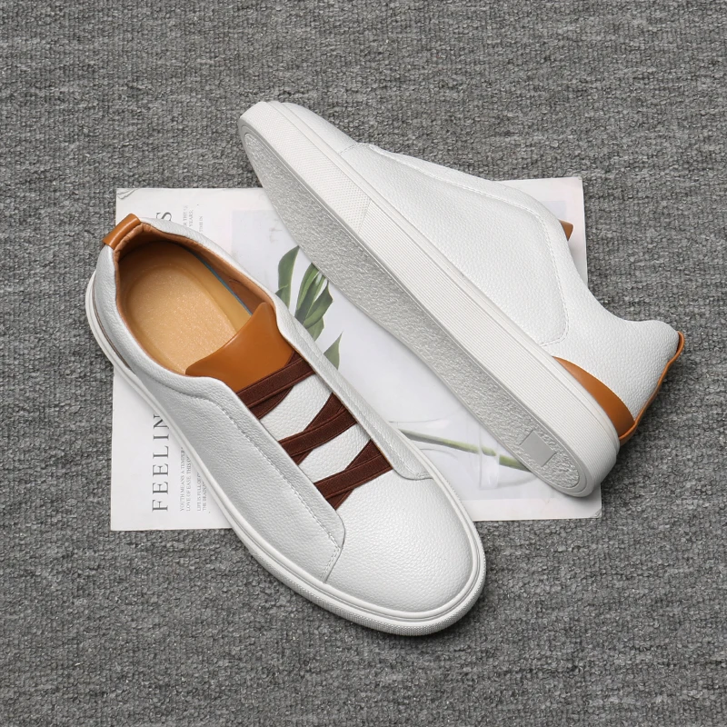 Custom Designer Fashion Black Color Skateboard Shoes Flat Sports walking shoes wear-resistant breathable men casual shoes