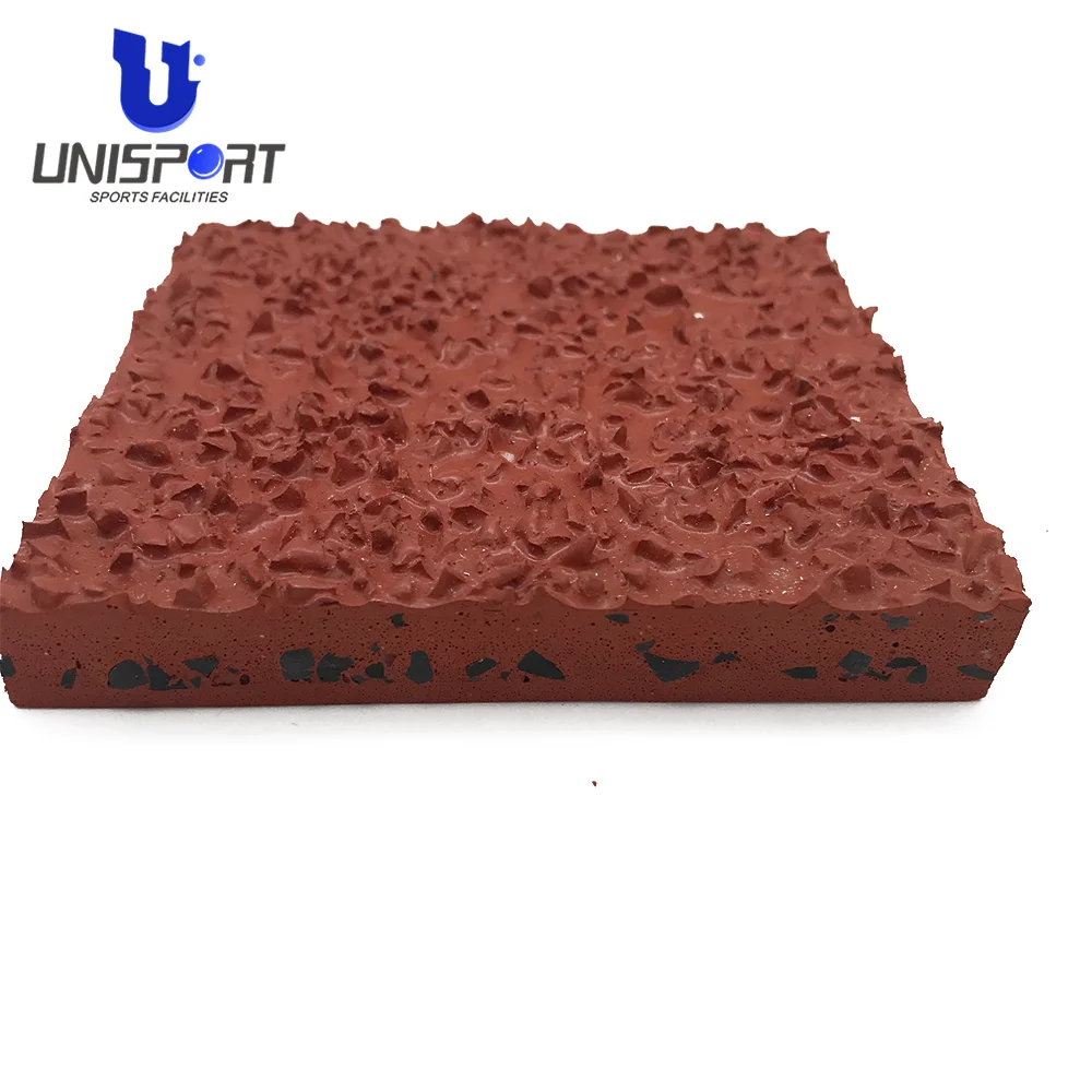 Full PU Running Tracks EPDM Stadium Surface Synthetic Spraycoat Rubber Running Tracks Sandwich System For