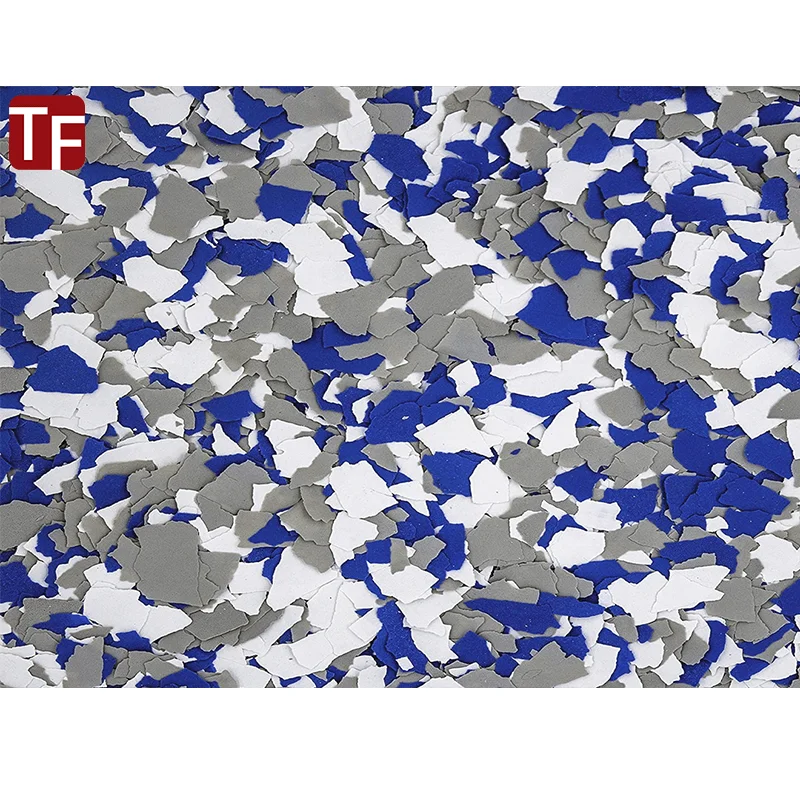 Composite Mica Flake Supplies Acrylic Flake Chips For Garage gym Epoxy floor Coating Home and commercial decoration