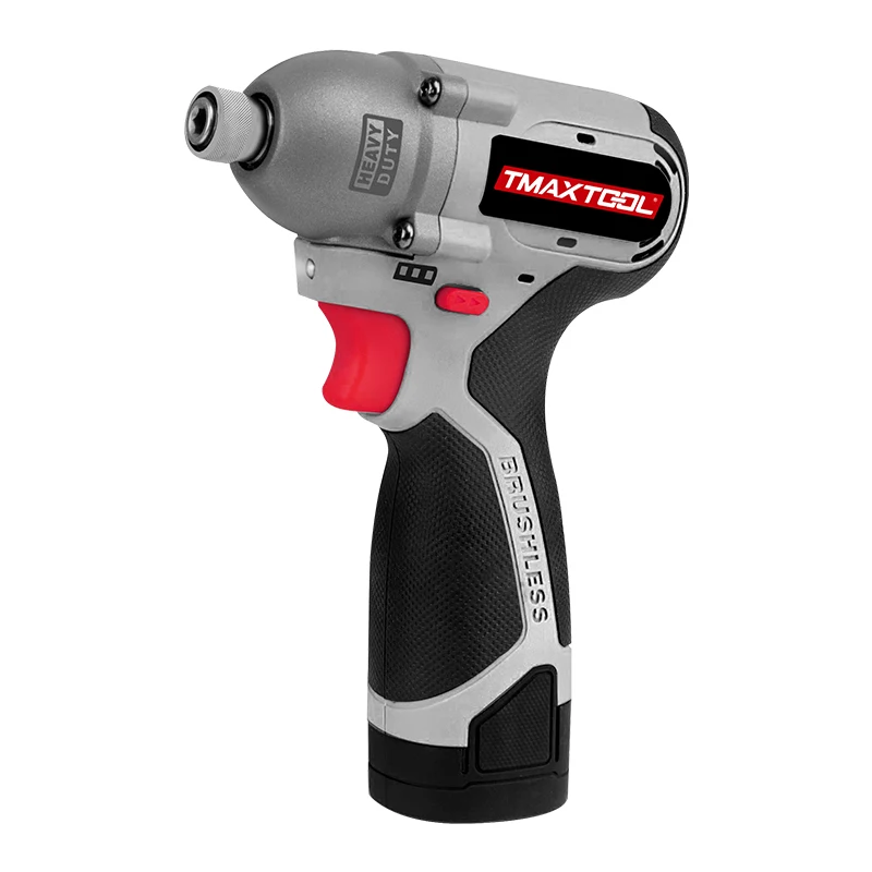 Power Screw Drivers Max Torque 200N.m 147Ft-lbs 16.8V 2.0Ah Lithium Battery Cordless Brushless 1/4 inch Hex Impact Driver