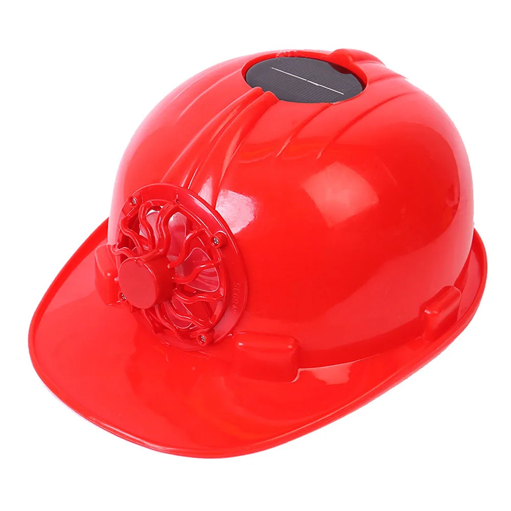 
Solar Power Fan Working Helmet Safety Hard Hat Construction Workplace ABS Safety Helmet With Built-In Solar Fan 
