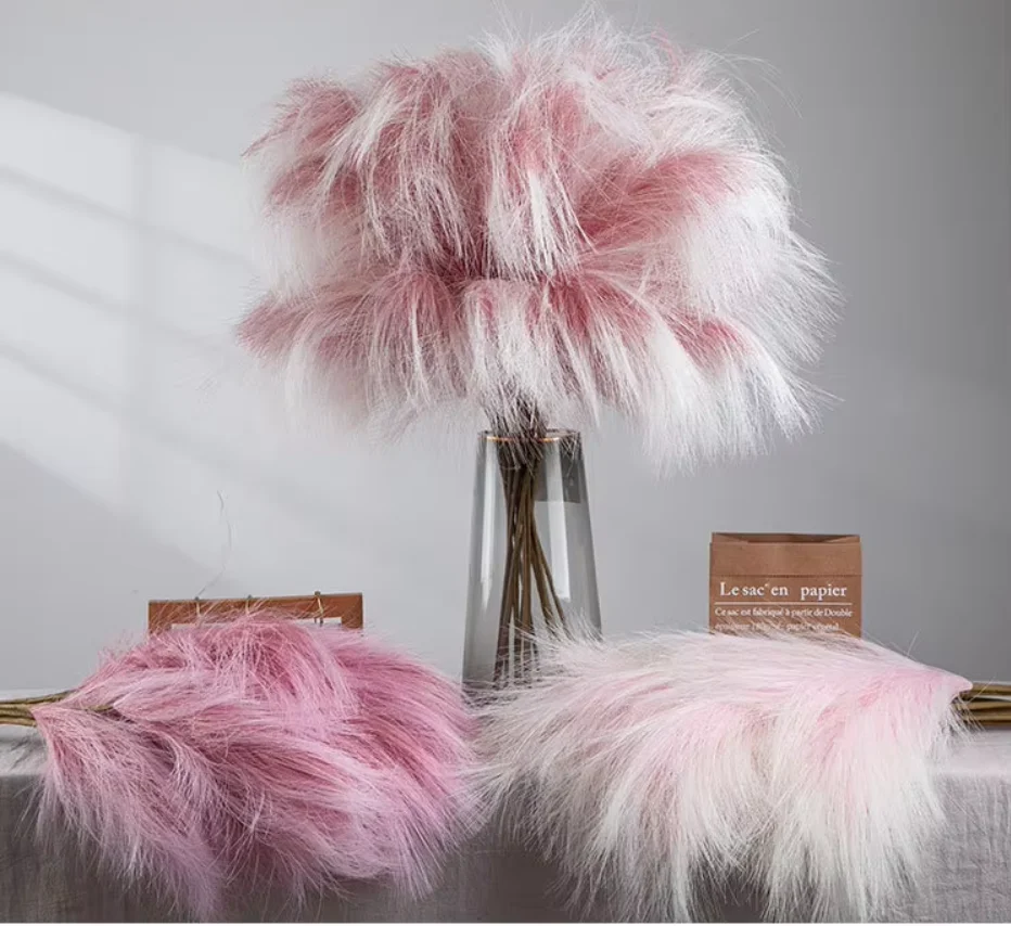 New 2024 Wedding Faux Natural White Artificial Pampas Grass Artificial Flowers Holiday Home Decor