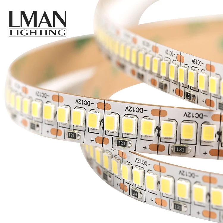 Single line Warm White tape light bare board IP20 10MM Width DC 24 Volt 20W SMD 2835 led strip