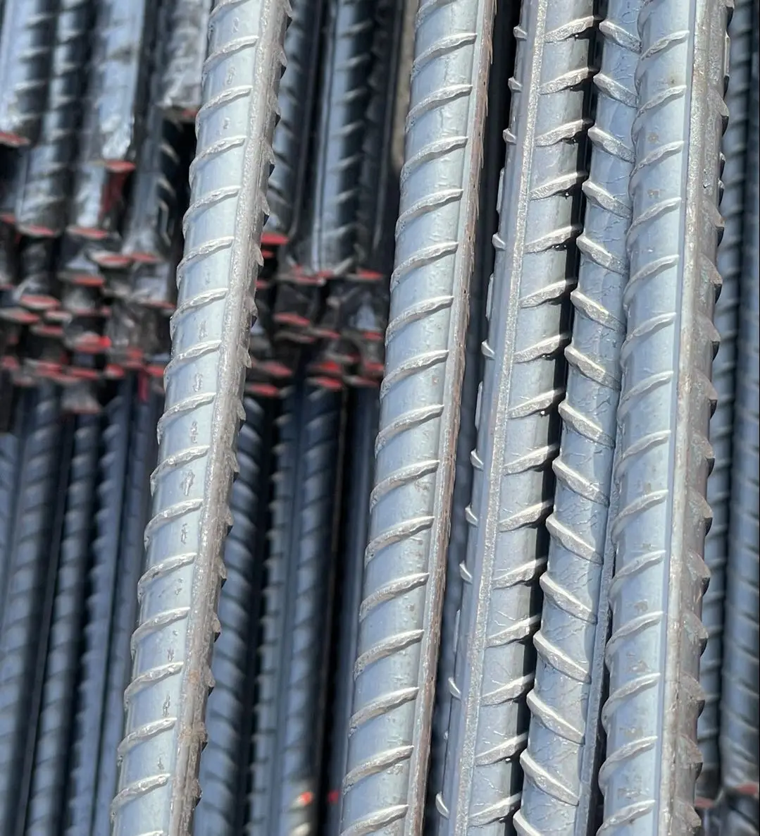 ASTM A615 BS4449 B500b Carbon Steel Reinforcing TMT Rebar