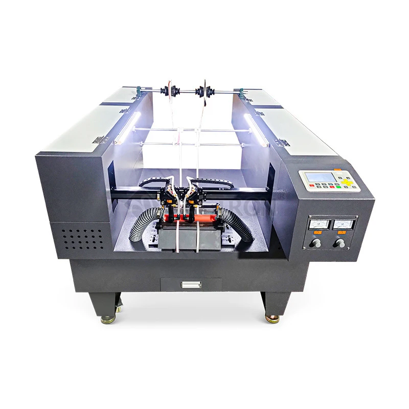 Automatic feeding belt laser cutting machine ribbon dovetail bevel cutting machine