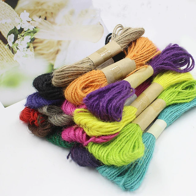 Wholesale China 100% Natural Eco-friendly Round Raw Hemp Rope Sisal Rope many colors