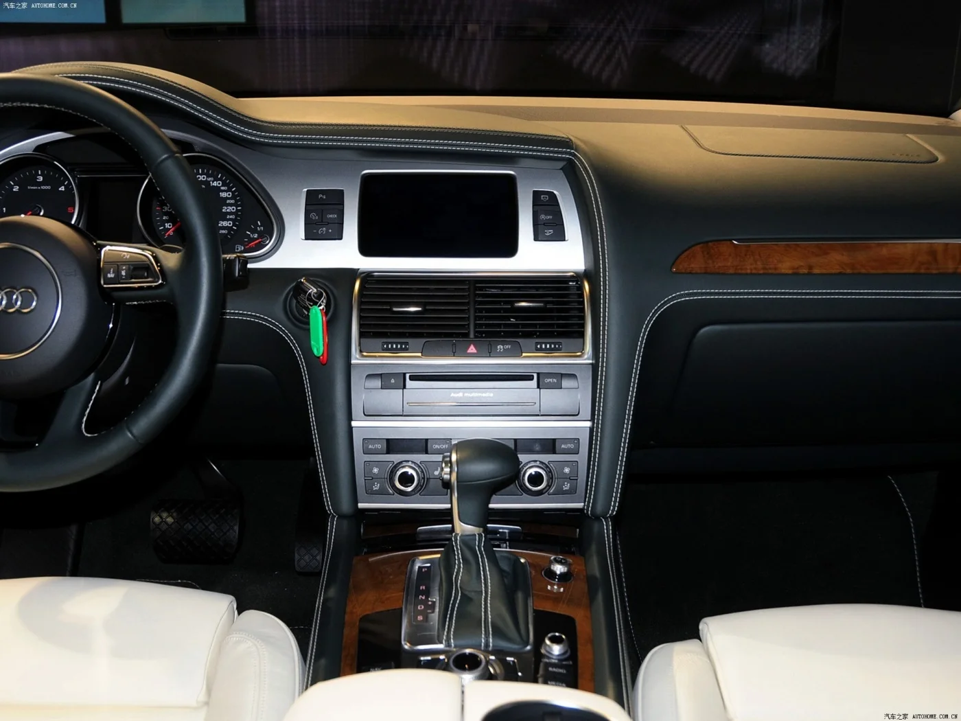 Car Radio Multimedia Player Android 11 6G+128GB For Audi Q7 2005-2016 Tesla Style Auto Stereo Headunit DVD GPS Navigation Audio