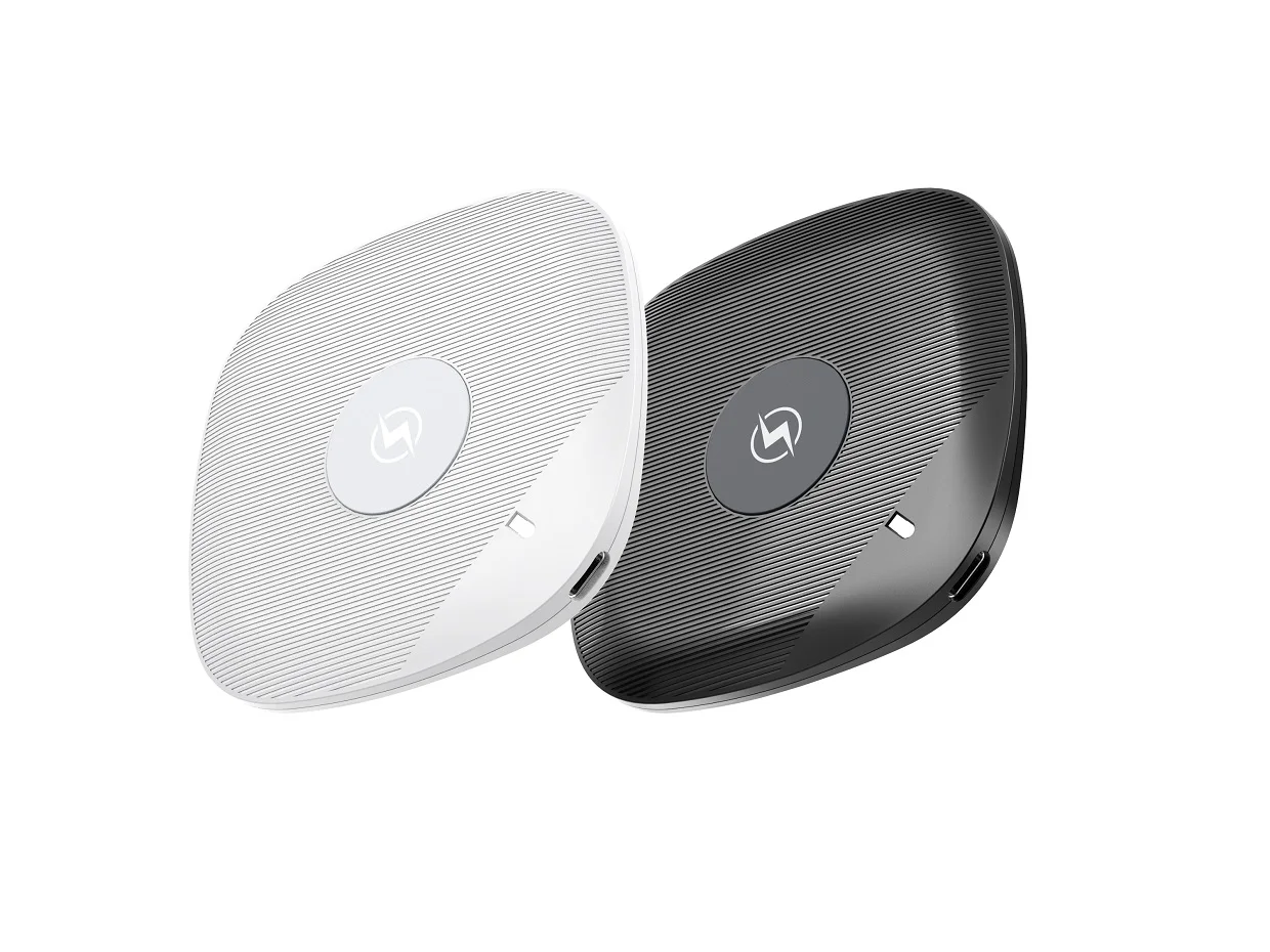 15w Fast charging magnetic mobile phone holders stand Qi chargers with usb cables luminous glass wireless charger