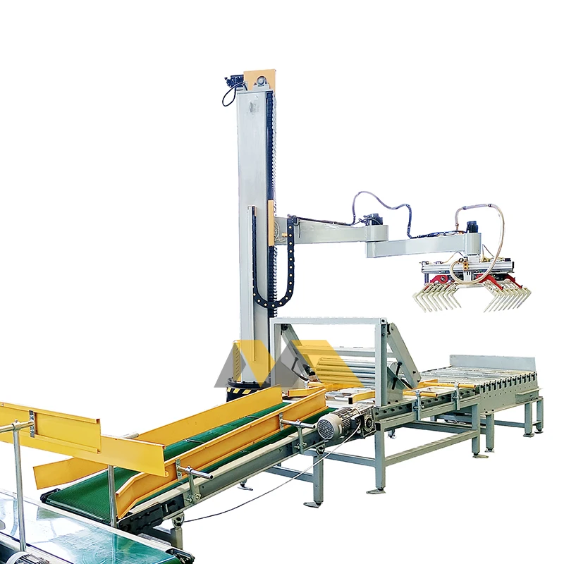 Robot Stacker Drums Low Price High Speed Automatic Robot Palletizer Electric Packaging Line