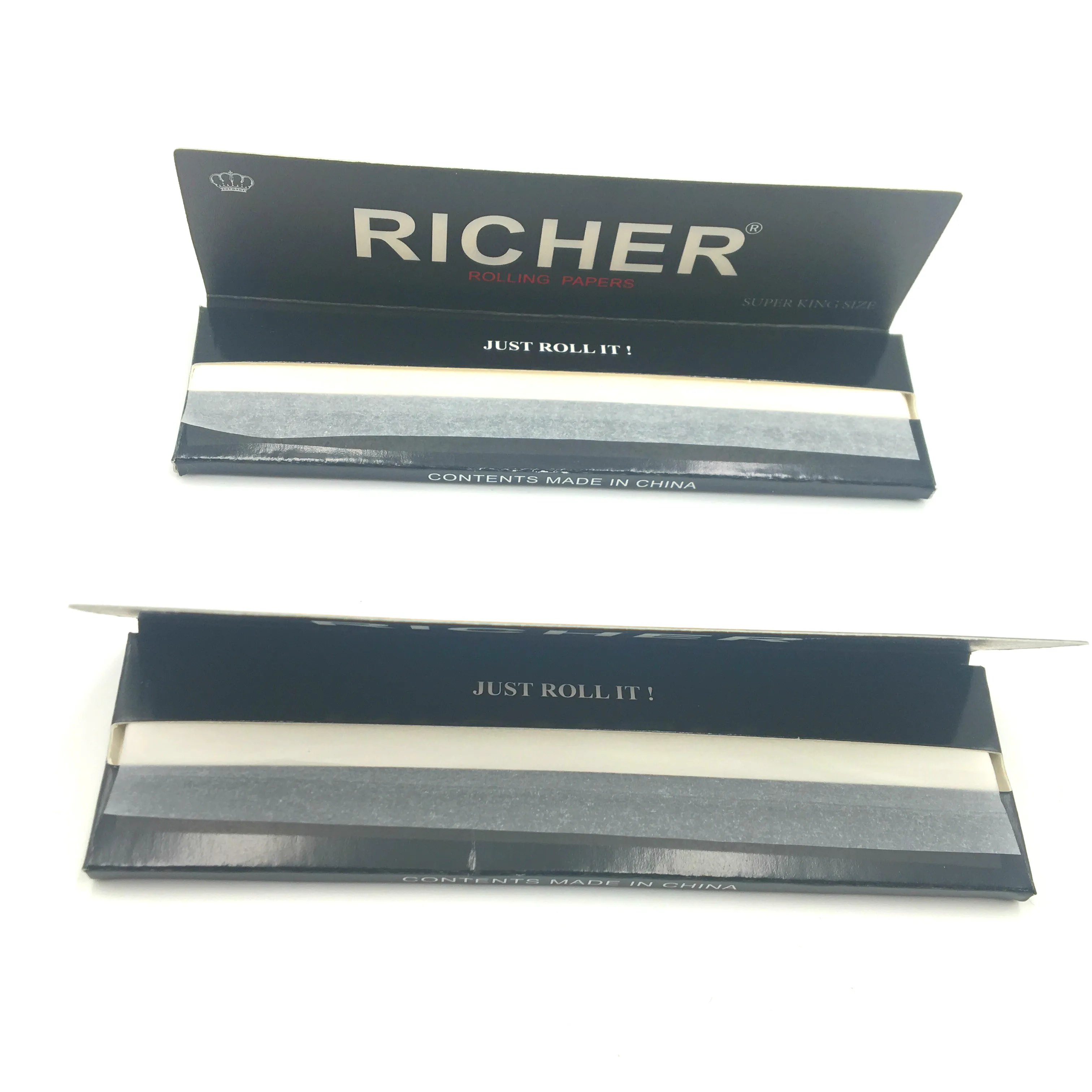 Black Classic cigarette smoking rolling paper custom package available