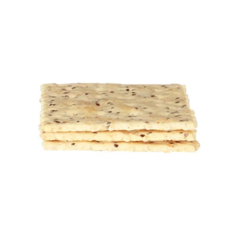 Low sugar low fat Chia Seed crackers biscuits milk Flavor Sea salt soda crackers biscuits