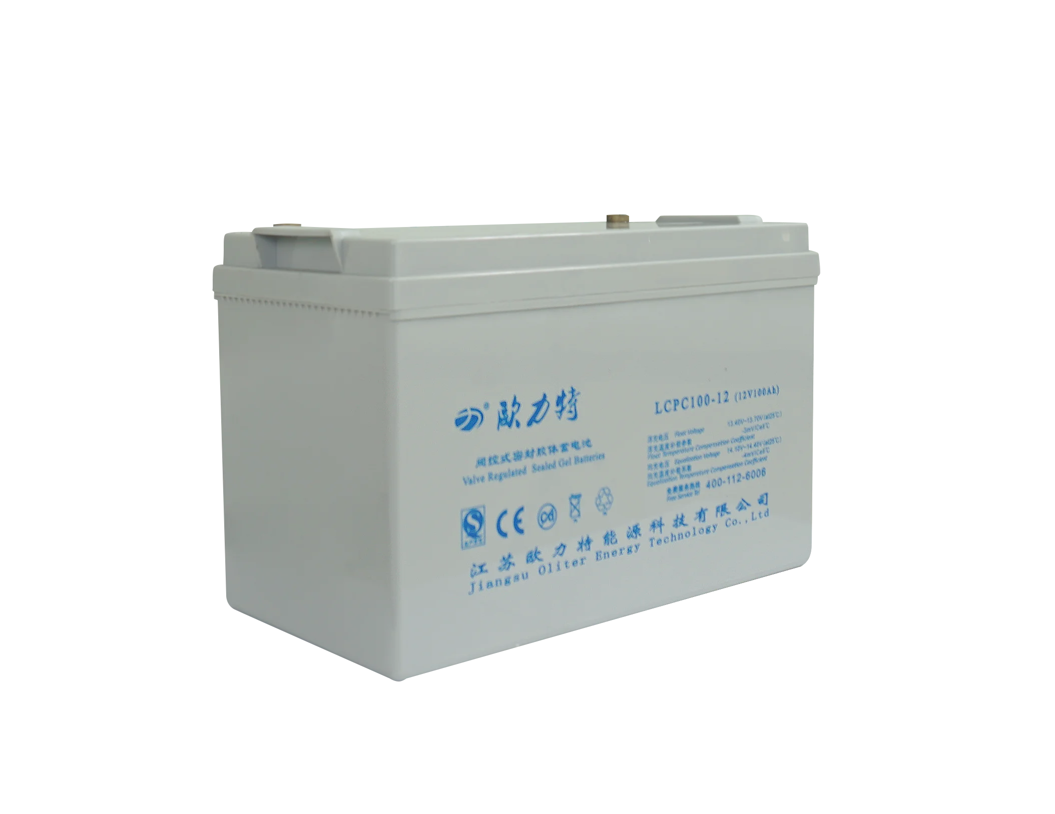 Oliter Deep Cycle 12V 100Ah 150Ah 200 Ah 250 Ah Lead Acid AGM battery Gel Battery