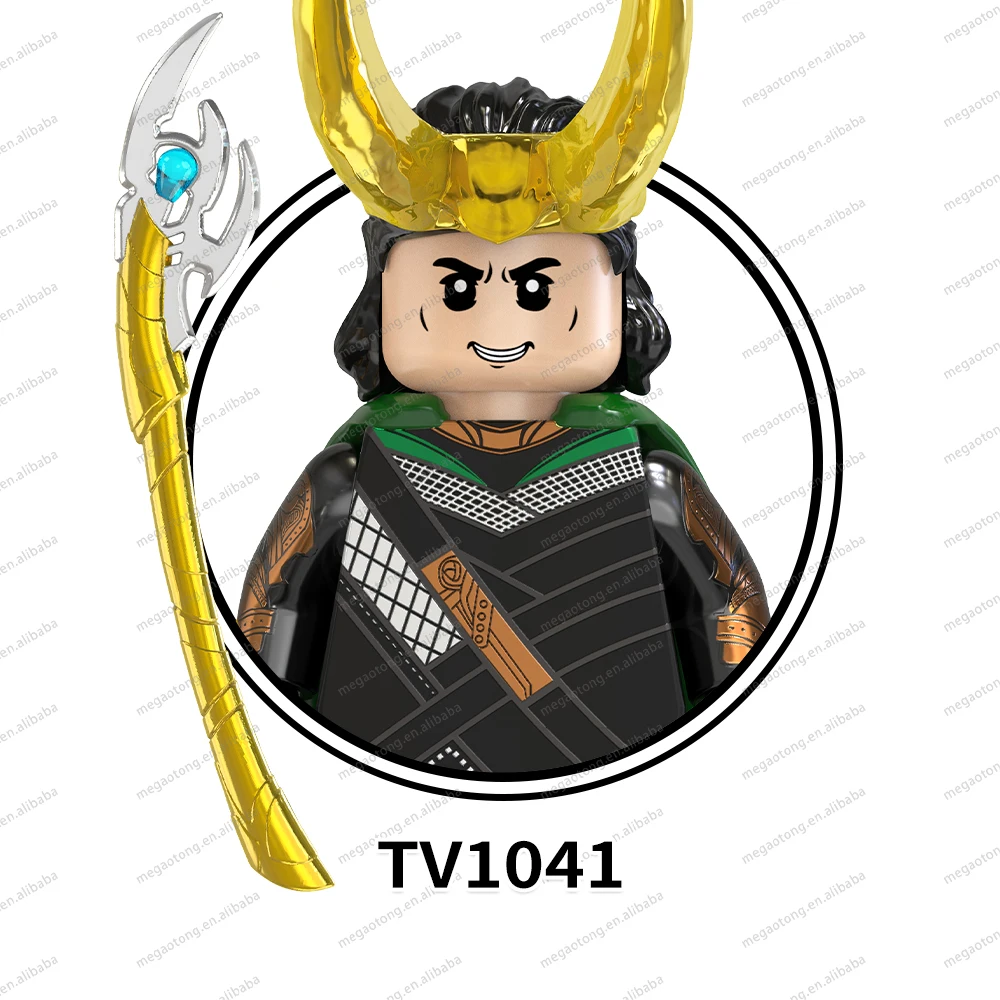 TV6206 Loki Laufeyson Iron Tony Stark Super Hero Movie Character Mini Bricks Building Blocks Kids Educational Mini Toys Juguetes