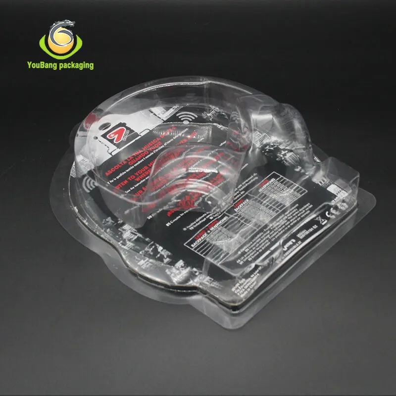 
YouBang packaging PVC Vacuum Formed Custom Plastic Slide Blister packaging 