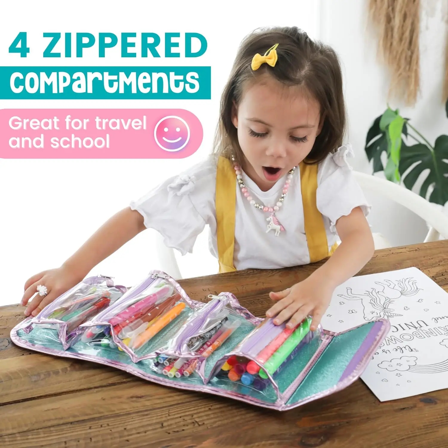 Unicorn 80 PCS Scented Markers Set  Perfect for Creative Fun Ideas