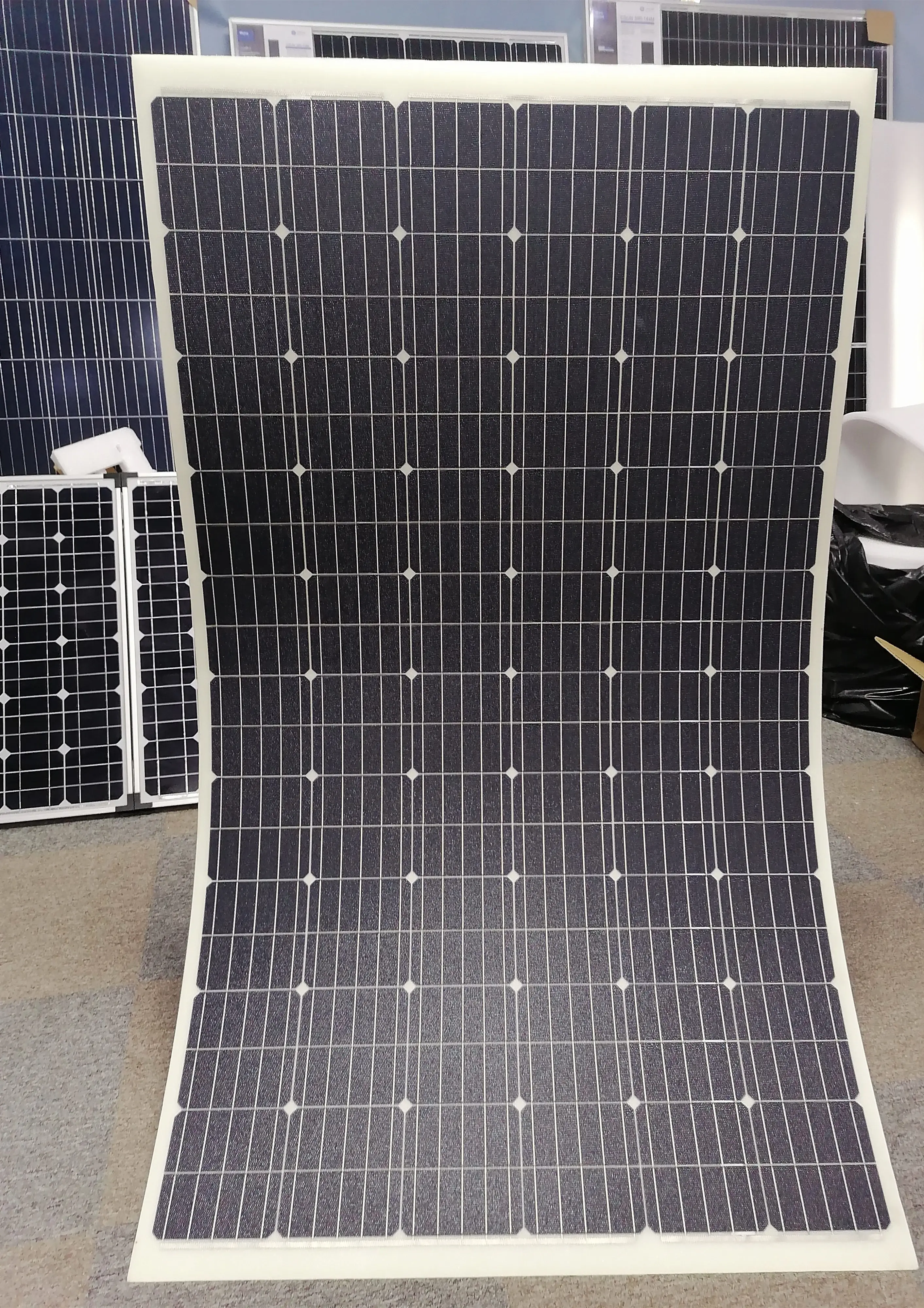 2022 ETFE Semi Flexible Solar Panel Price for RV Marine Caravan Solar Energy System